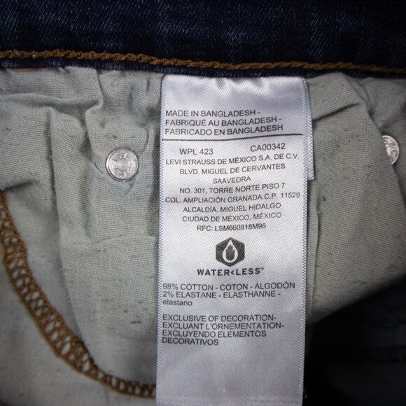 Levi's S37 Slim Denim Jeans 32x32 - Picture 5 of 9